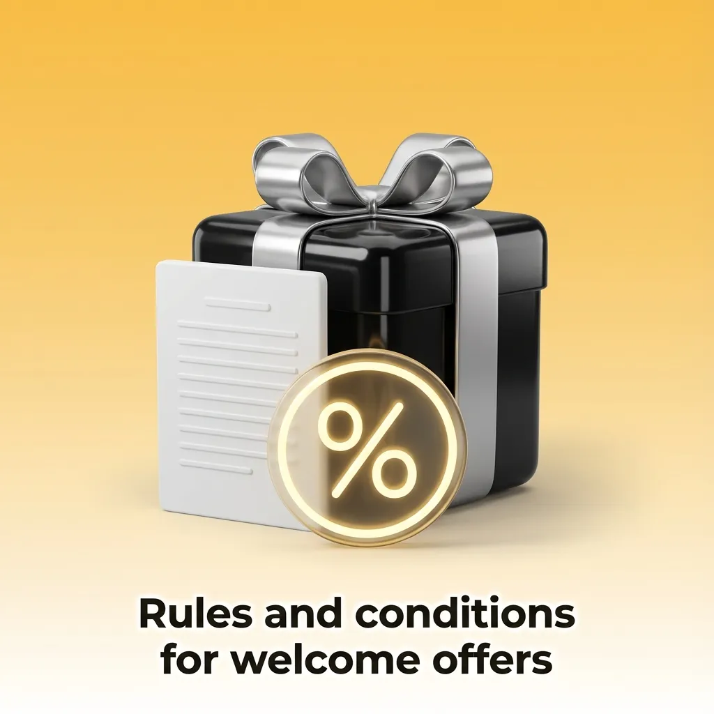Infographic listing Ricky casino welcome bonus rules, wagering requirements, expiry times, bet limits, and game/payment restrictions
